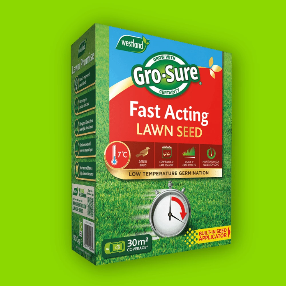 Gro-Sure Fast Acting Lawn Seed 30m² 3 Gro-Sure Fast Acting Lawn Seed 30m² - Image 3