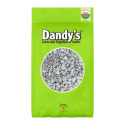 White Grey Limestone Gravel Chippings -Dandys Store WHITE GREY 10MM