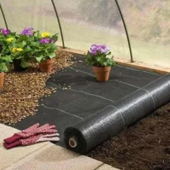 Anti-Weed Membrane -Dandys Store dandys anti weed membrane bark mulch dandys topsoil 20 sq mtr heavy duty ground control no pegs 565486