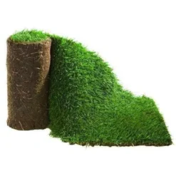 Garden Lawn Turf -Dandys Store garden lawn turf hardwearing decorative turf grass seed dandys topsoil 50sq mtrs 50 rolls 772635